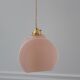 Suspension in powder pink opaline art deco 30s-40s