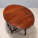 Petite table ancienne en chêne teinté noyer, Angleterre, XIXe siècle