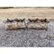 Pair of cast iron planters from 1900 in Rococo style, Charleville - Mézières
