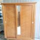 Armoire vintage à 2 portes et miroir