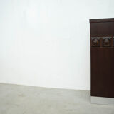 1970's brutalist bar cabinet