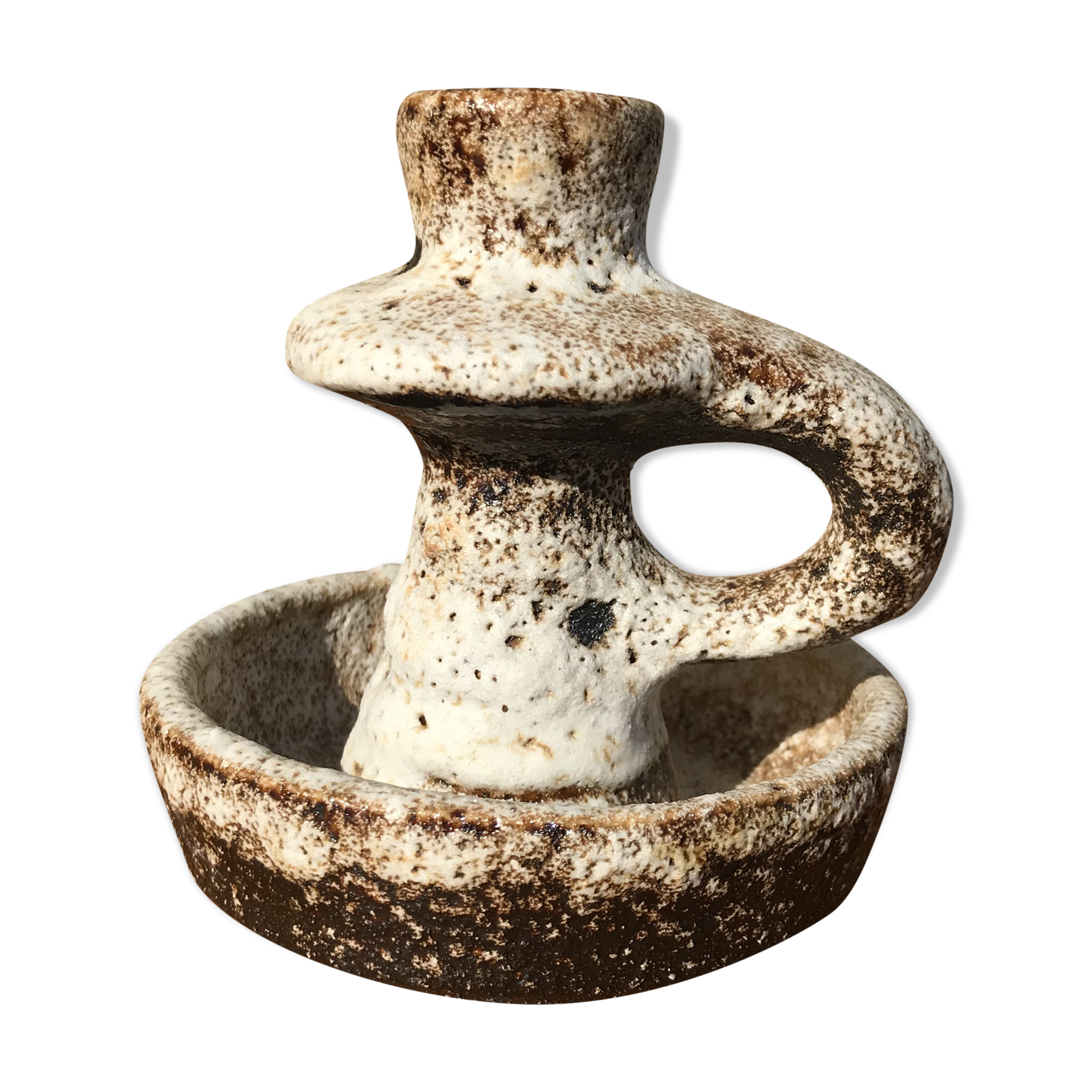 Ceramic candleholder