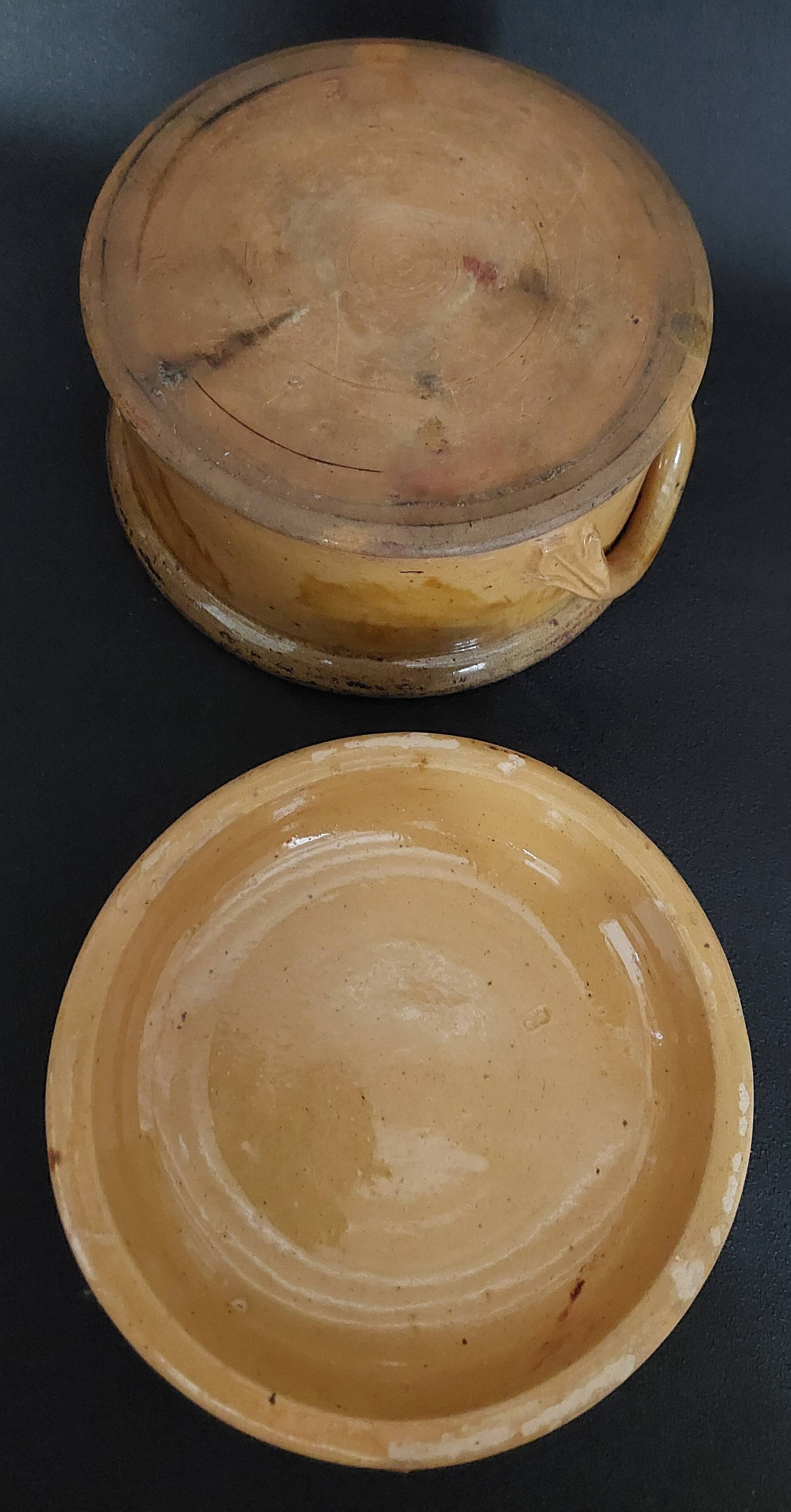 Glazed terracotta terrine from Provence, early 20th century