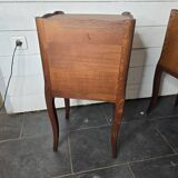 Pair of solid oak bedside tables