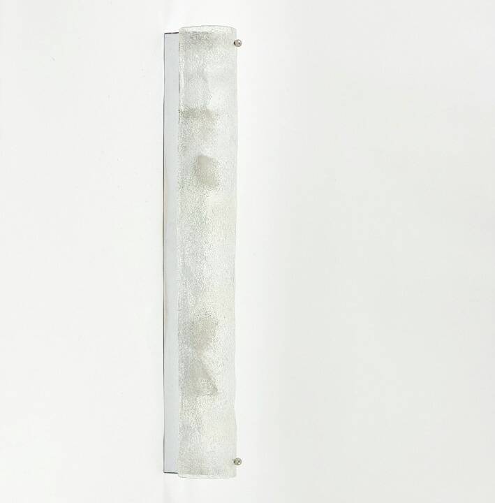 Mid-Century XL Tubular Murano Glass Wall Light - Hillebrand, Germany, 1970s