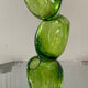 Vintage soliflore vase in bubbled glass paste