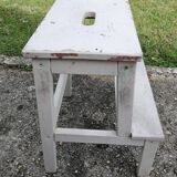 Wooden step for workshop