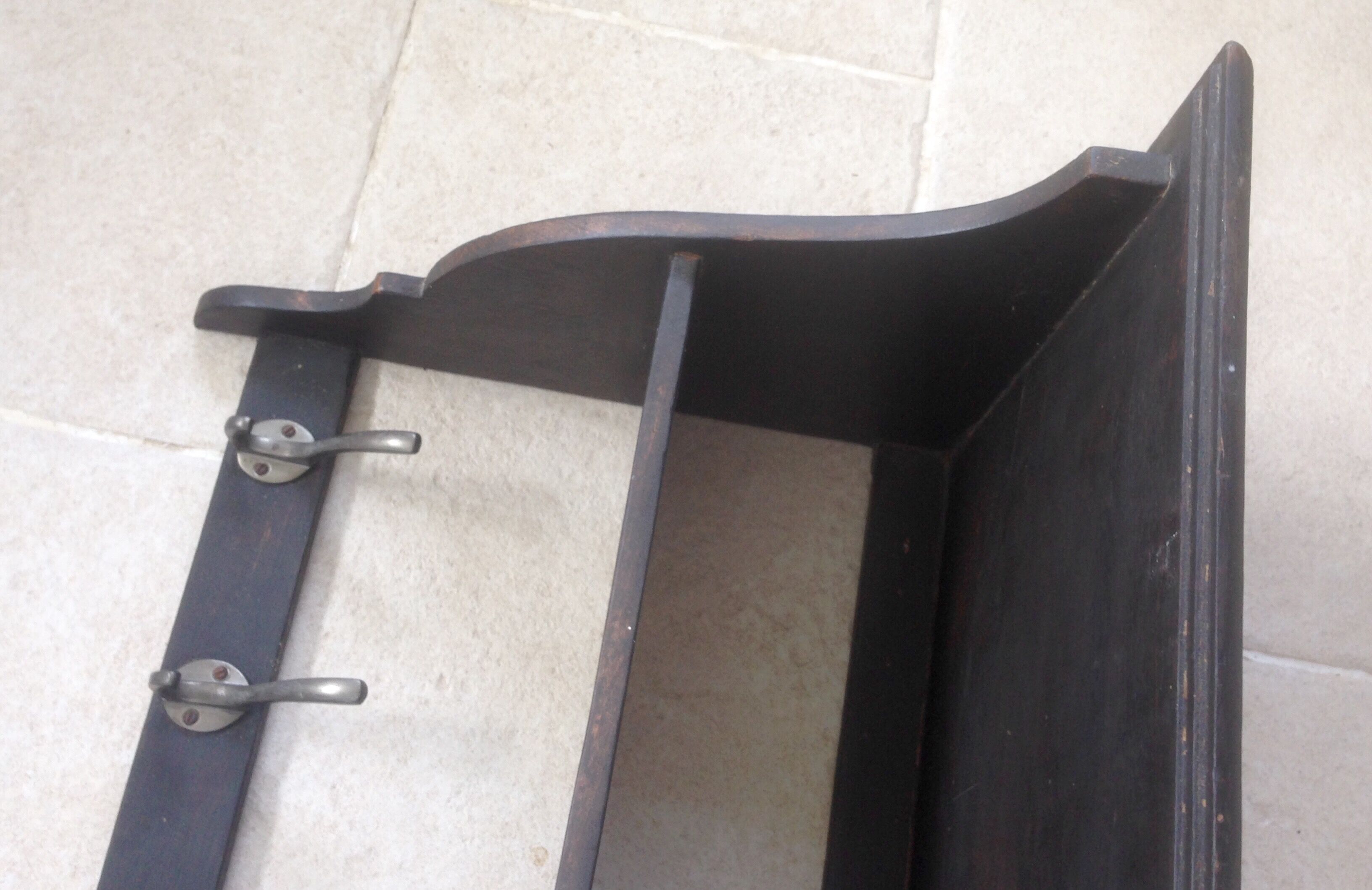 Shelf to double to three year 50 pegs