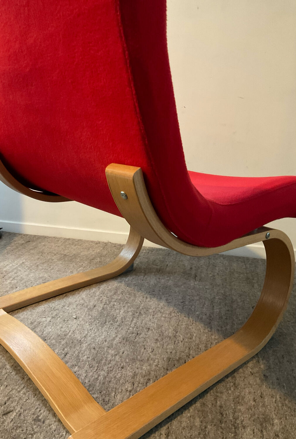 Curved wood heater 80s-90s