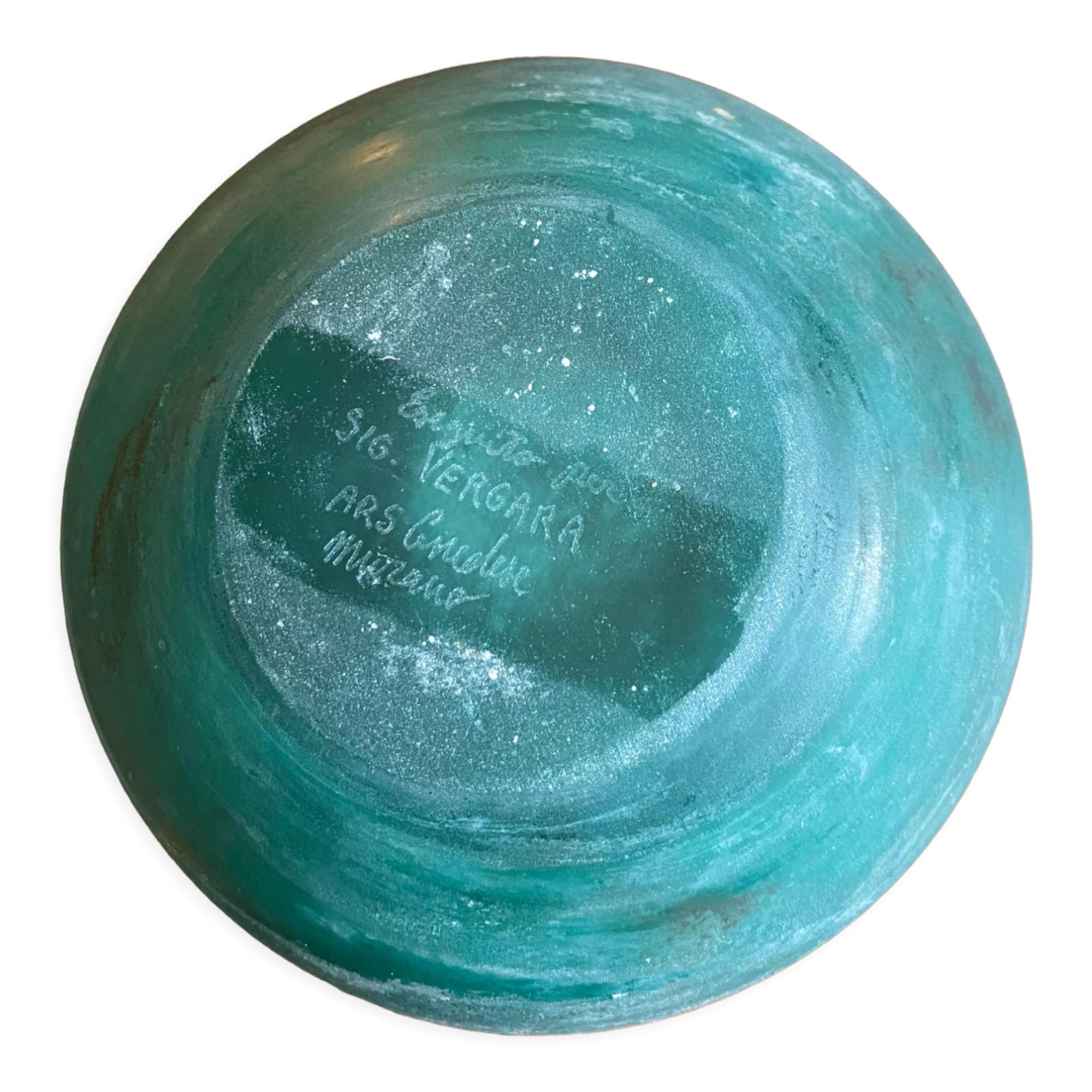 Glass cup signed Cenedese Murano 1950