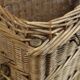 French wicker trunk