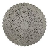 150 cm bleached wood carved wall panel