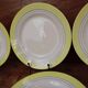 6 vintage flat plates from Primefleur Françoise