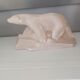 Art deco sculture polar bear ceramics 1930s