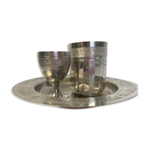 Lot baptême timbale