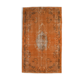 Tapis laine orange turc 299x178cm
