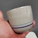 Two handmade ceramic mugs by Vibeke Fischer (VF) from the 1990s.