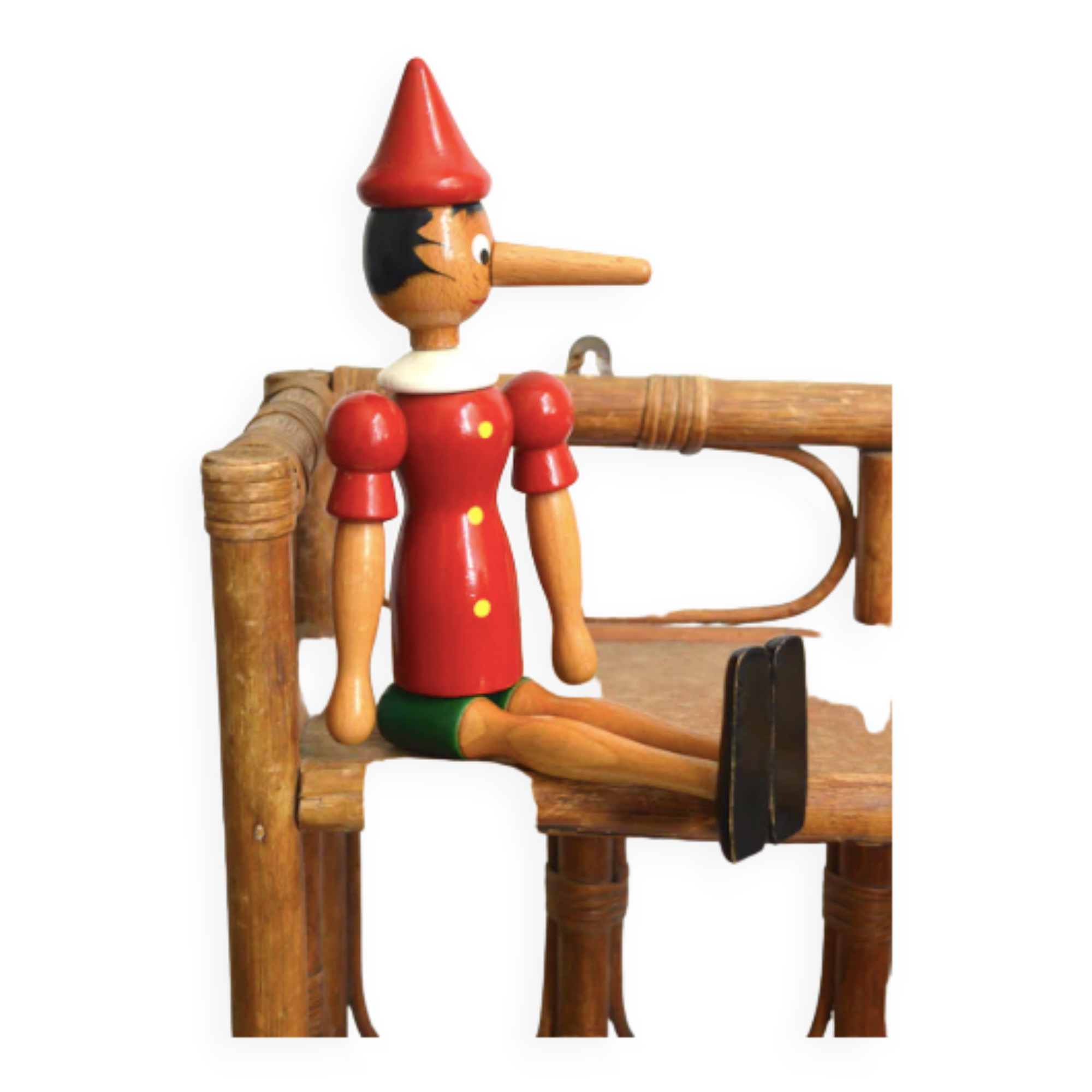 Italian wooden Pinocchio