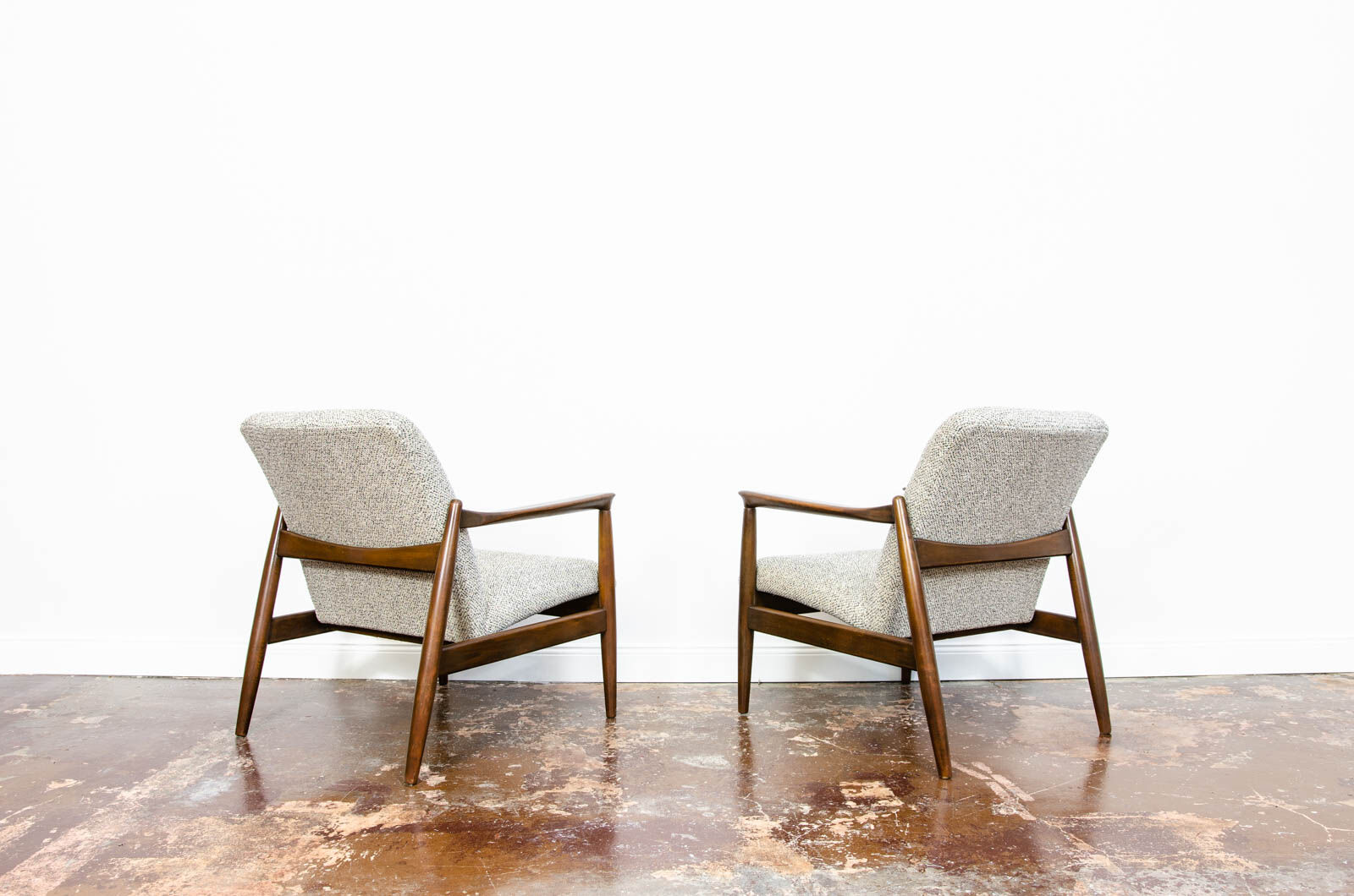 Pair Of GFM-64 Armchairs By Edmund Homa
