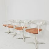 Space Age Dining Set by Konrad Schäfer for Interlübke, Set of 5