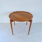 Mid-century modern teak side table/tray Sweden 1960s