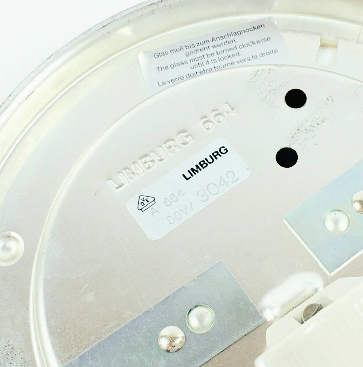 Pair of Mid Century Bubble Glass Wall Lamps By H. Tynell For Limburg, 1970s