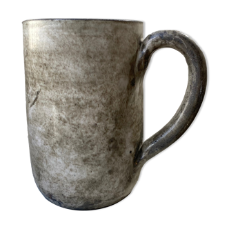 Ceramic mug vase, vintage Vallauris