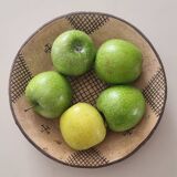 Old Rif pottery salad bowl