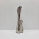Silver-plated swan soliflore