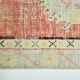 Turkish Red & Cream Oriental Vintage Runner Rug, 85x352Cm