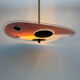 Screen-printed glass pendant from the 1960s