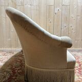 Napoleon III style toad canapé in velvet