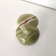 Candlestick in green onyx