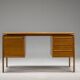 Mid-Century Teak Freestanding Desk from GV Møbler, 1970s
