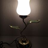 Tulip flower lamp to put down