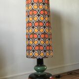 Lampe de sol en céramique, années 1970