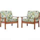 Pair of lounge chairs by Juul Kristensen for Glostrup Møbelfabrik, Denmark 1960s