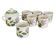 Lot de 6 tasses et sucrier Poteries du Marais