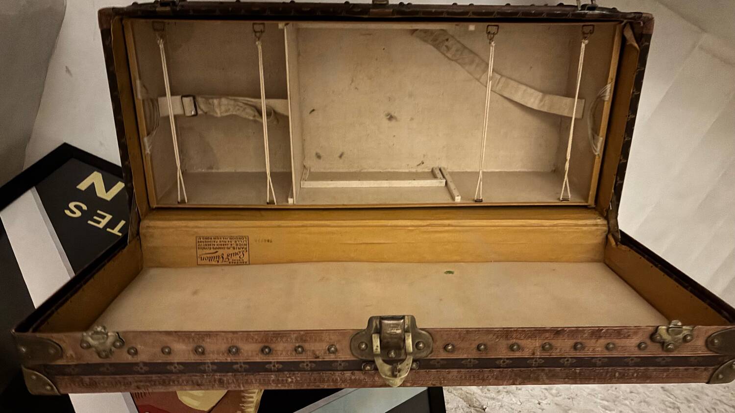 Old Louis Vuitton trunk – Family trunk – Monogram canvas