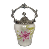 Art Nouveau biscuit jar