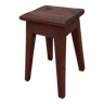 Vintage wooden stool reconstruction period 40s 50s