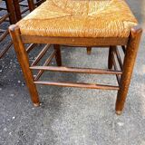 6 chaises  de ferme