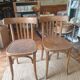 Set of 2 Josef Mintzis bistro chairs