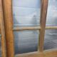 Old fir door, with frame