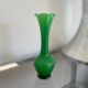 Green opaline single-flower vase – Elegant and decorative