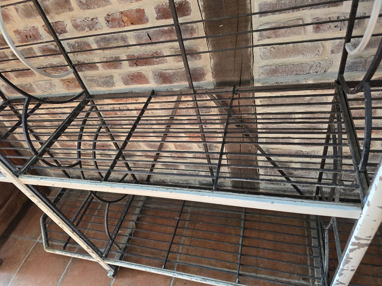 Art Deco Iron Bakery Shelf