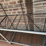 Art deco iron bakery shelf