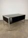 1970s coffee table in teak and aluminium