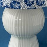 Royal Delft blue and white ceramic table lamp, handmade in the Netherlands, made to order.