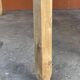 Large alsatian bistro coffee table in raw natural fir french bistro table 1930